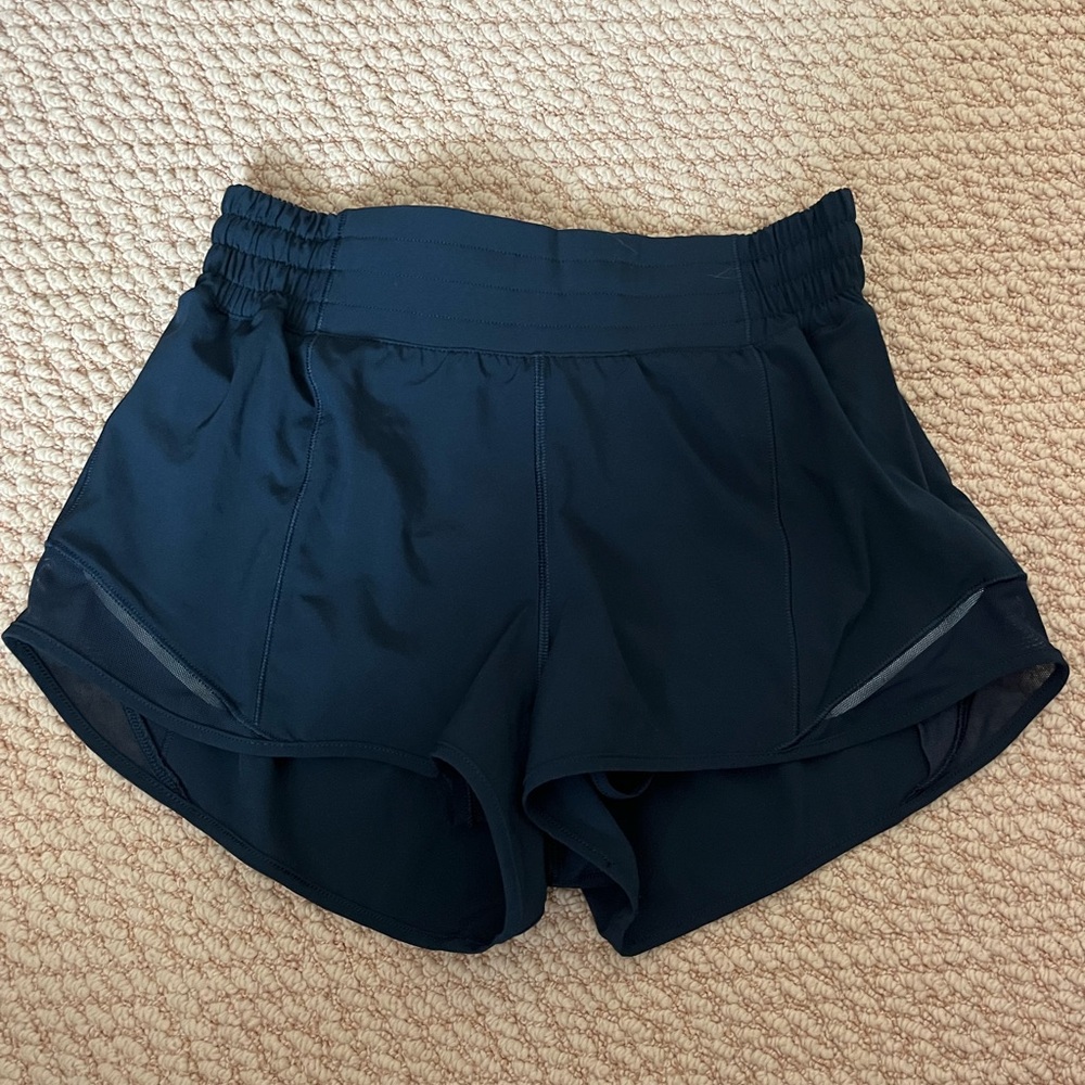 Lululemon Athletica Black Athletic Shorts Performance Fit